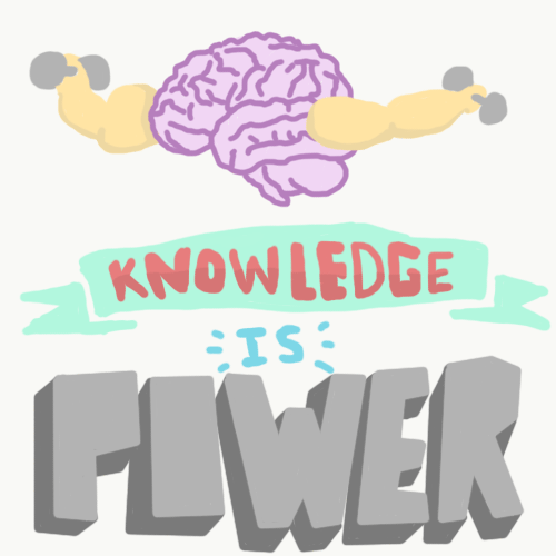 knowledge is power gif